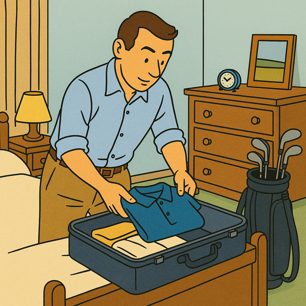 golfresor packningslista